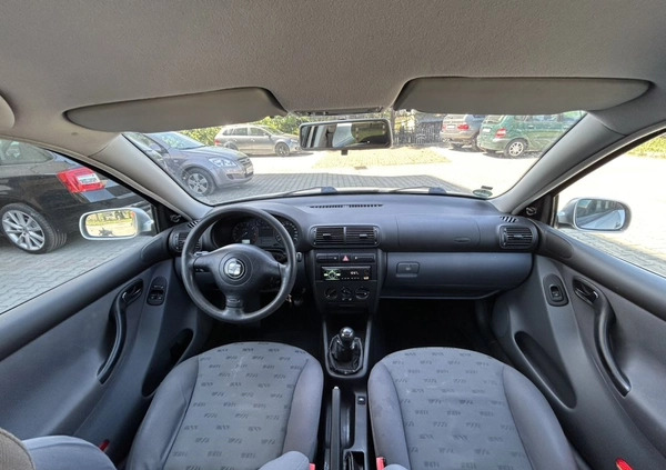 Seat Leon cena 6200 przebieg: 148560, rok produkcji 2001 z Nowy Tomyśl małe 56